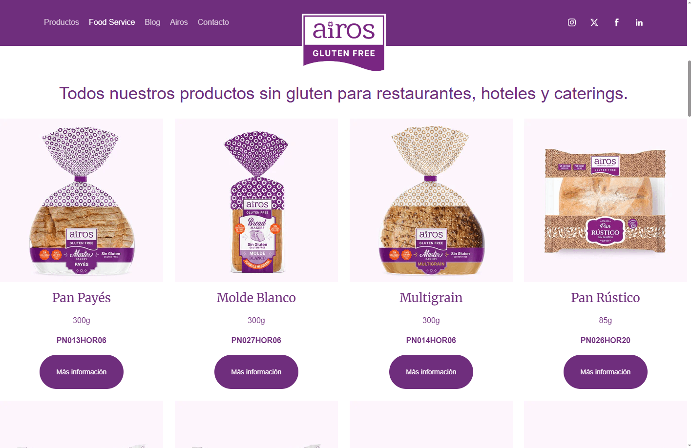 AIROS GLUTEN FREE reto